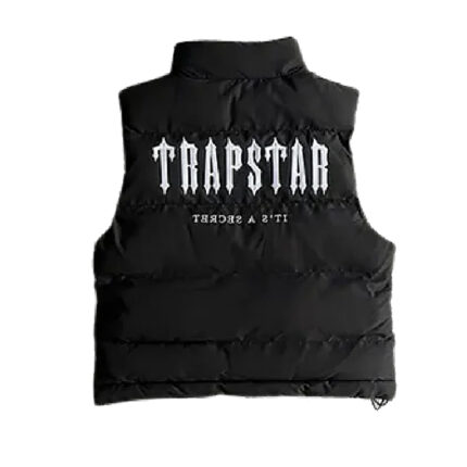 Official Trapstar Secret Czarna Kamizelka