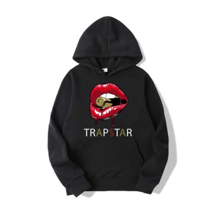 Official Trapstar kapturem Red Lips Bluza